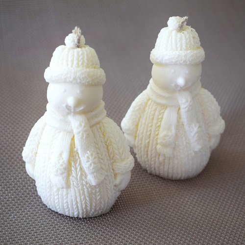 Winter Edition " Snowman Candle "